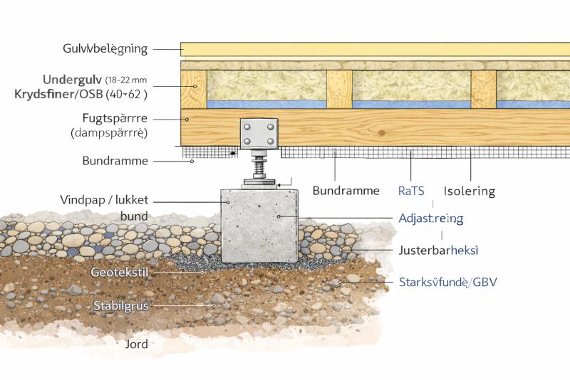 Ide til dit fundament med Isolering