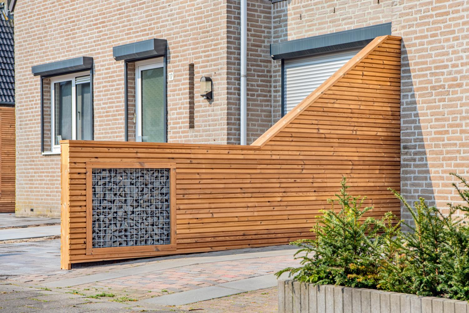 Gabion System 100x200 cm Gabion 4,5 x 4,5 cm Tråd element