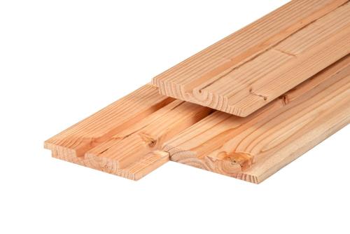 19×130 mm Douglas Profilbræt M/1 Spor TGU PETER-HOLMBERG