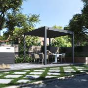 Pergola aluminium bredde 300 cm længde Varianter PETER-HOLMBERG 