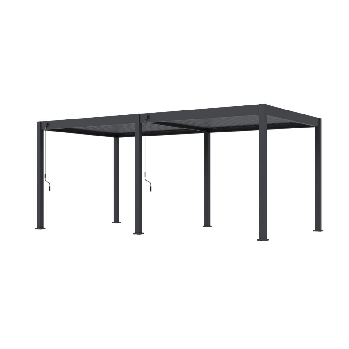 Pergola aluminium bredde 300 cm længde Varianter PETER-HOLMBERG 