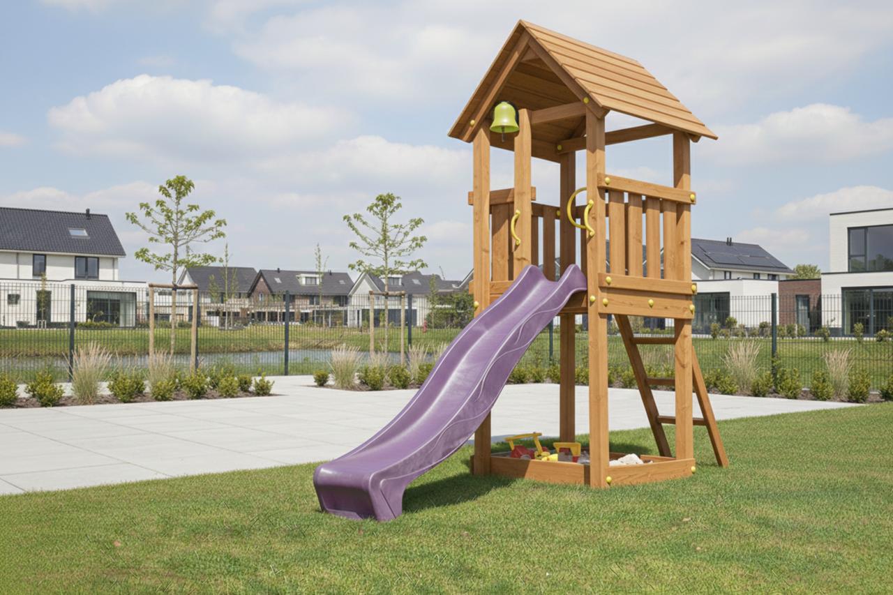 Legetårn Standard Modul Kiosk – Douglas Træ PETER-HOLMBERG