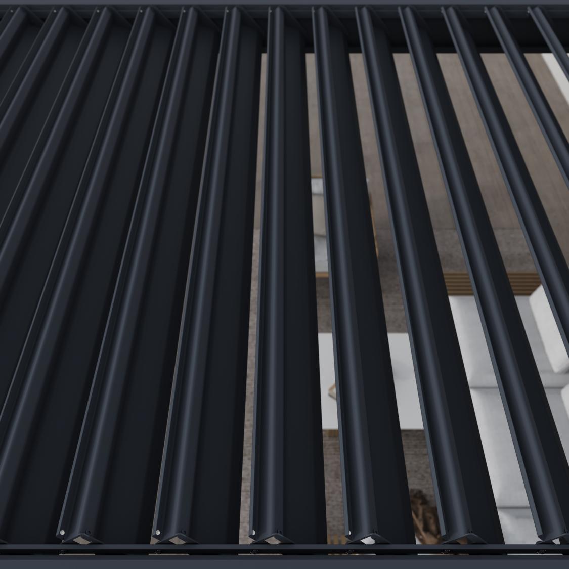 Pergola aluminium bredde 300 cm længde Varianter PETER-HOLMBERG 