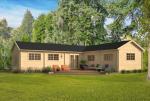Bjælkehytte Maynooth – 70 mm – Eksklusiv L-formet bjælkehytte på 72 m² PETER-HOLMBERG 