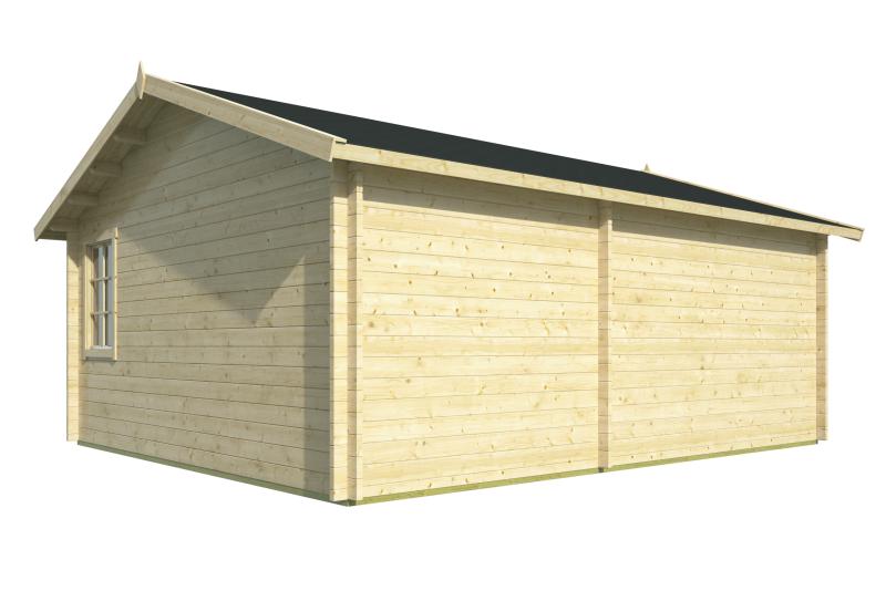 Træ Garage Melby 2 delt 578 x 480 x 297 cm 26,8 m2 PETER-HOLMBERG 