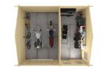 Træ Garage Melby 2 delt 578 x 480 x 297 cm 26,8 m2 PETER-HOLMBERG 
