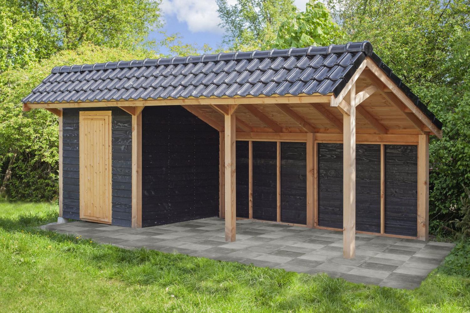 Multihus 3 fag i Douglas gran 642 × 221 cm – 14 m² A-kvalitet, PETER-HOLMBERG 