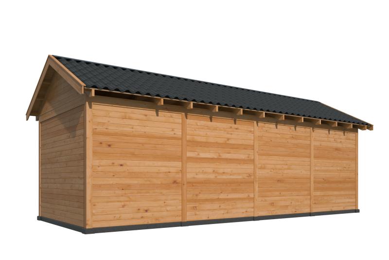 Multihus i Douglas gran 865 x 326 cm – 28 m² PETER-HOLMBERG 