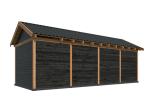 Multihus i Douglas gran 865 x 326 cm – 28 m² Sort PETER-HOLMBERG 