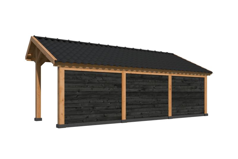 Multihus i Douglas gran 642 × 221 cm – 14 m² Sortmalet PETER-HOLMBERG 