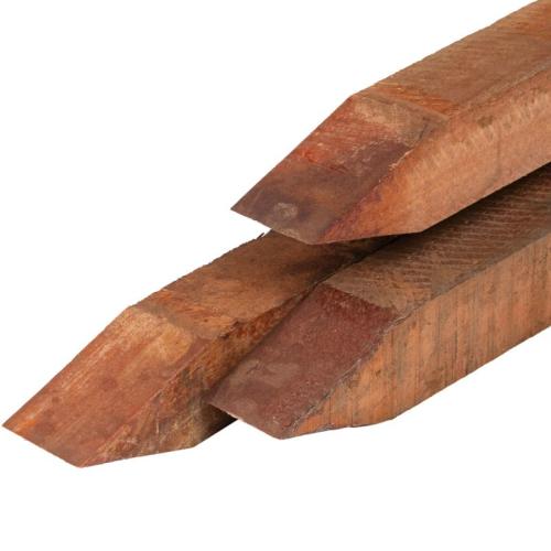 40 x 40 mm Azobé Stolper med spids fint savet PETER-HOLMBERG