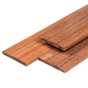 Keruing Brædder 15x140 mm | 2 V-Riller Hårdttræ PETER-HOLMBERG
