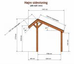 Multihus 3 fag i Douglas gran 642 × 221 cm – 14 m² A-kvalitet, PETER-HOLMBERG 