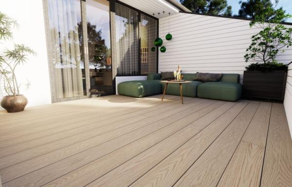Terrassebræt 22 × 176 × 3600 mm – Brandklasse Dfl-s2 | 5 Farver