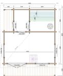 Nordlys Saunahytte 70 mm – 460 × 430 cm | Sauna PETER-HOLMBERG PETER-HOLMBERG