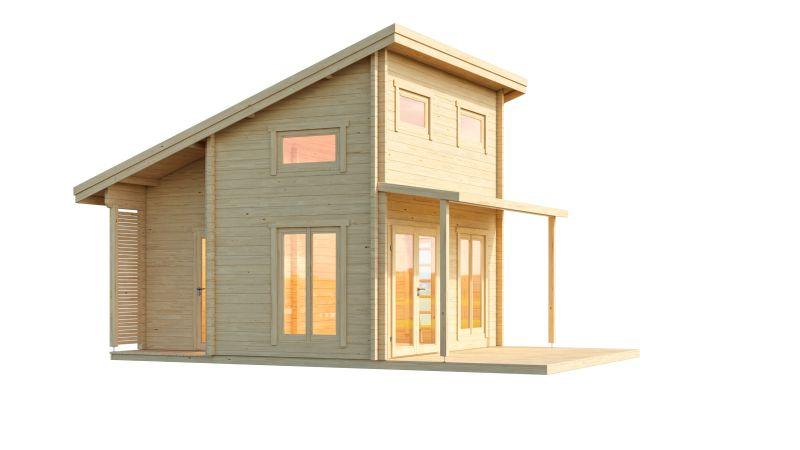 Nordlys Saunahytte 70 mm – 460 × 430 cm | Sauna PETER-HOLMBERG PETER-HOLMBERG