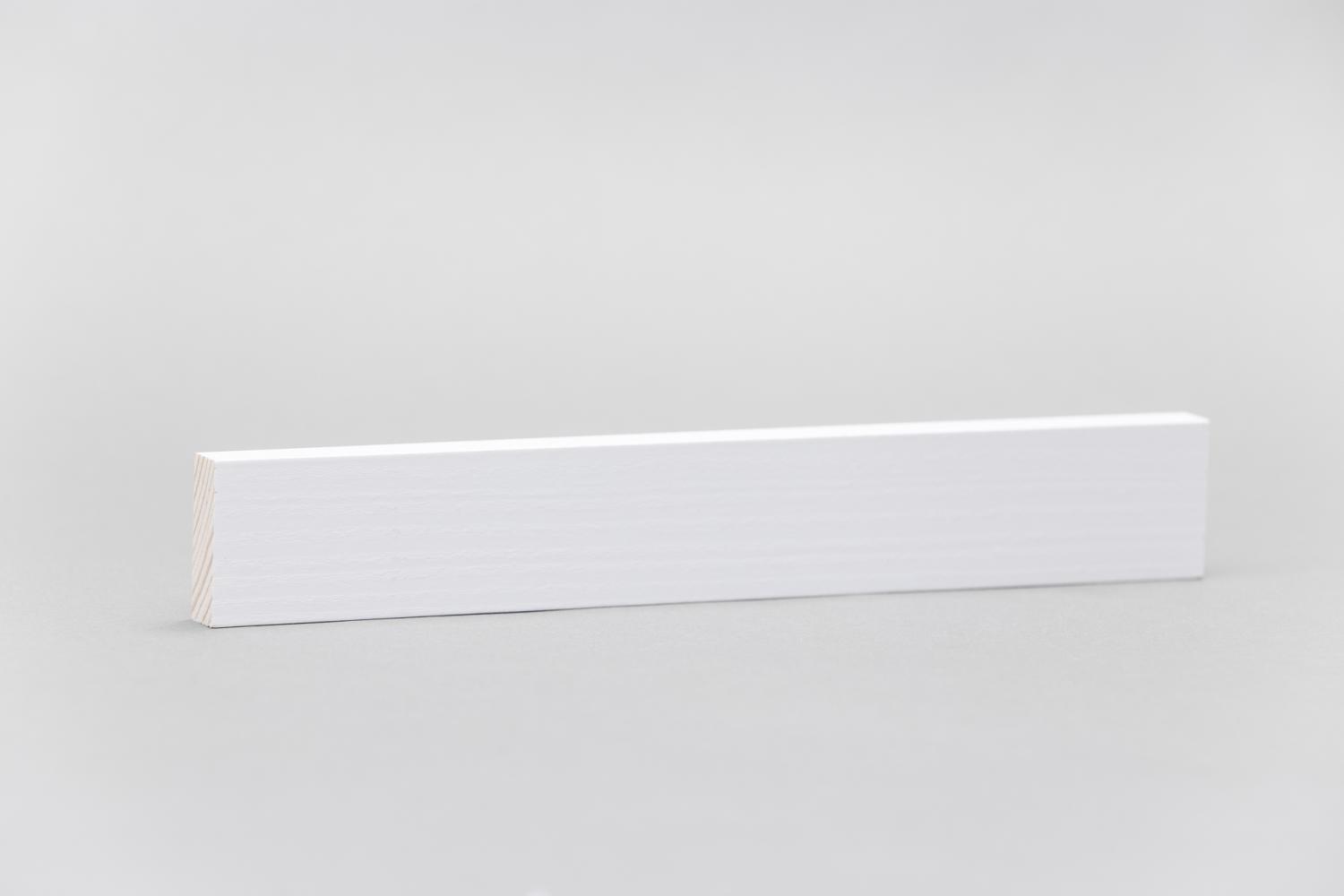 Forrammetræ Hvid 10×30×900 mm Massivt Træ PETER-HOLMBERG