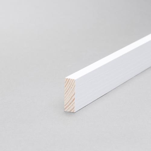 Forrammetræ Hvid 10×30×900 mm Massivt Træ PETER-HOLMBERG