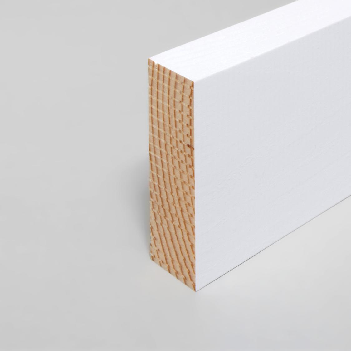 Kantliste 19 × 60 × 2400 mm Hvid fyr FSC® massiv PETER-HOLMBERG