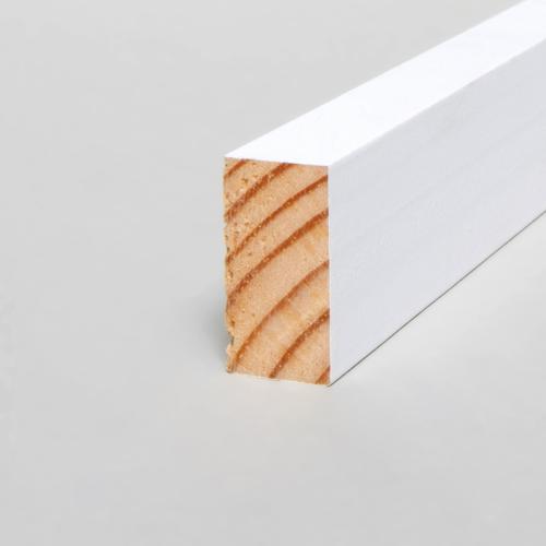 Kantliste Hvid Fyr 10x20x2400 mm PETER-HOLMBERG