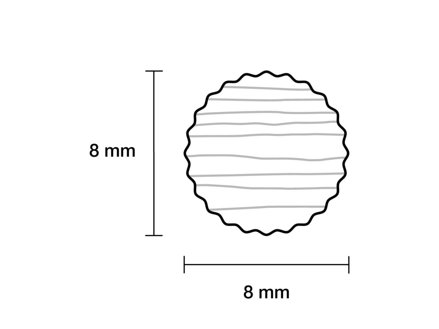 Riflet rundstok bøg Ø 8 mm FSC® massiv  PETER-HOLMBERG